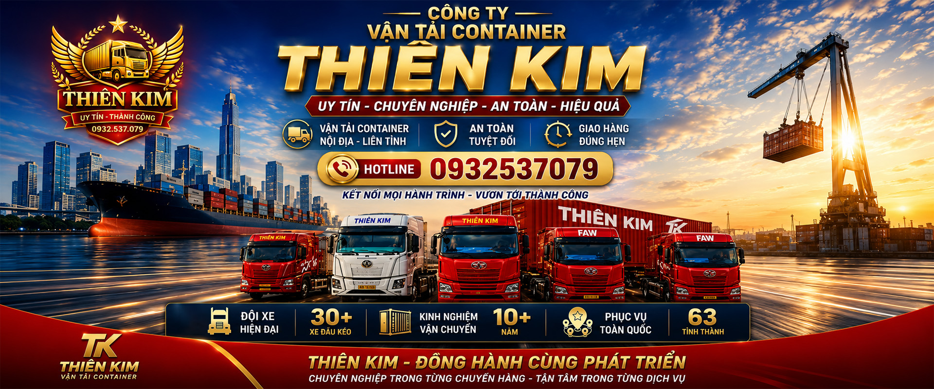 CÔNG TY TNHH DỊCH VỤ VẬN TẢI THƯƠNG MẠI THIÊN KIM